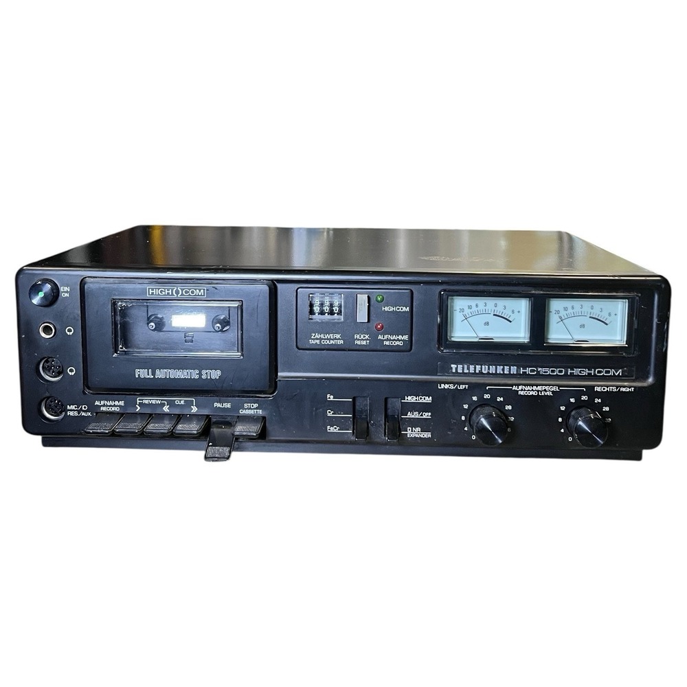 German Hi-Fi Telefunken HC1500 High‑Com Tape Deck Cassette Player Repair